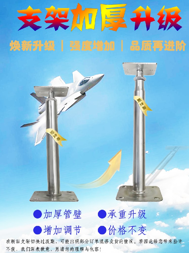 關于深圳沈飛防靜電地板支架升級的告知函